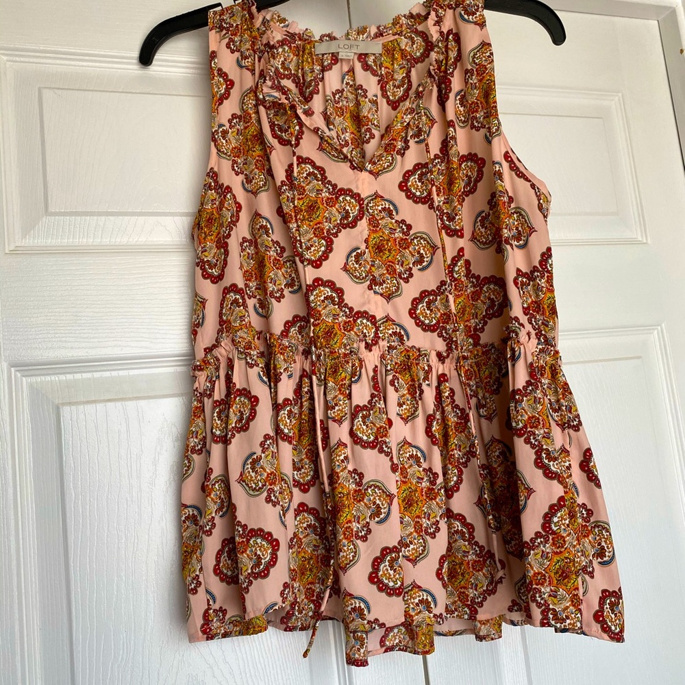 Loft Flowy Blouse
